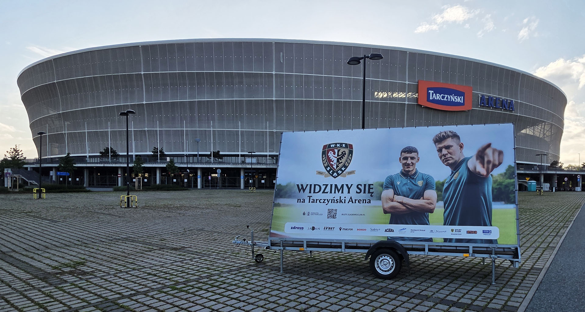 Przyczepka reklamowa we Wrocławiu